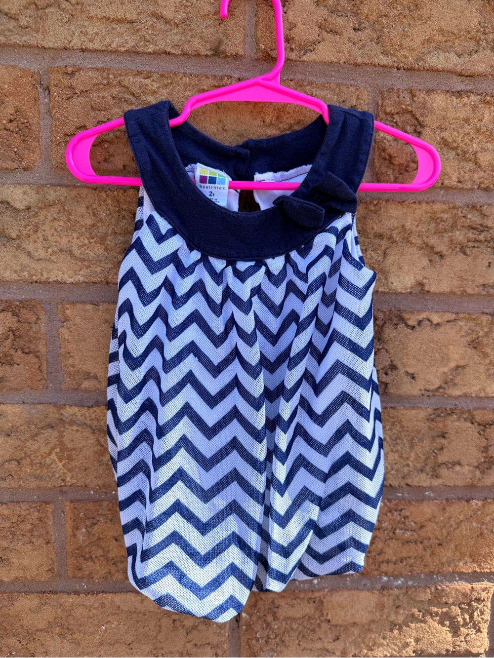 10/$25 • Healthtex Chevron Print Sleeveless Bubble Top